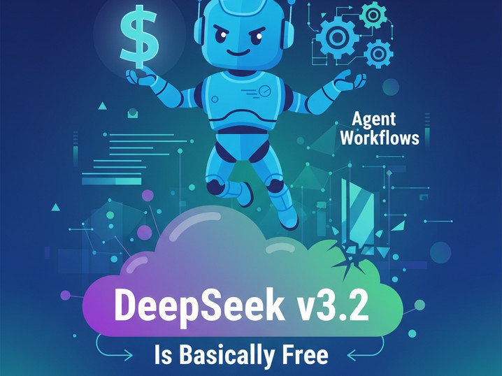 DeepSeek v3.2 Is Basically Free—and It's Coming for Your Agent Workflows