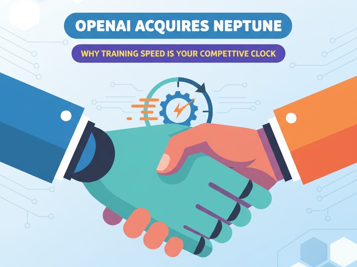 OpenAI Acquires Neptune: Why Training Speed Is Your Competitive Clock