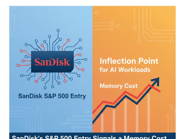 SanDisk's S&P 500 Entry Signals a Memory Cost Inflection Point for AI Workloads